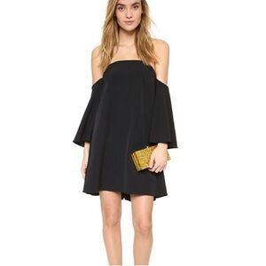 Milly Mila Strapless Italian Cady Mini Dress